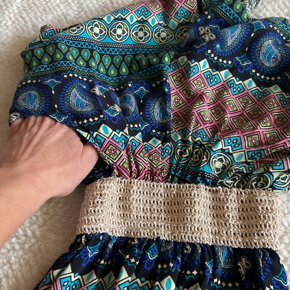 Boho romper with pockets - Picture 3 of 5